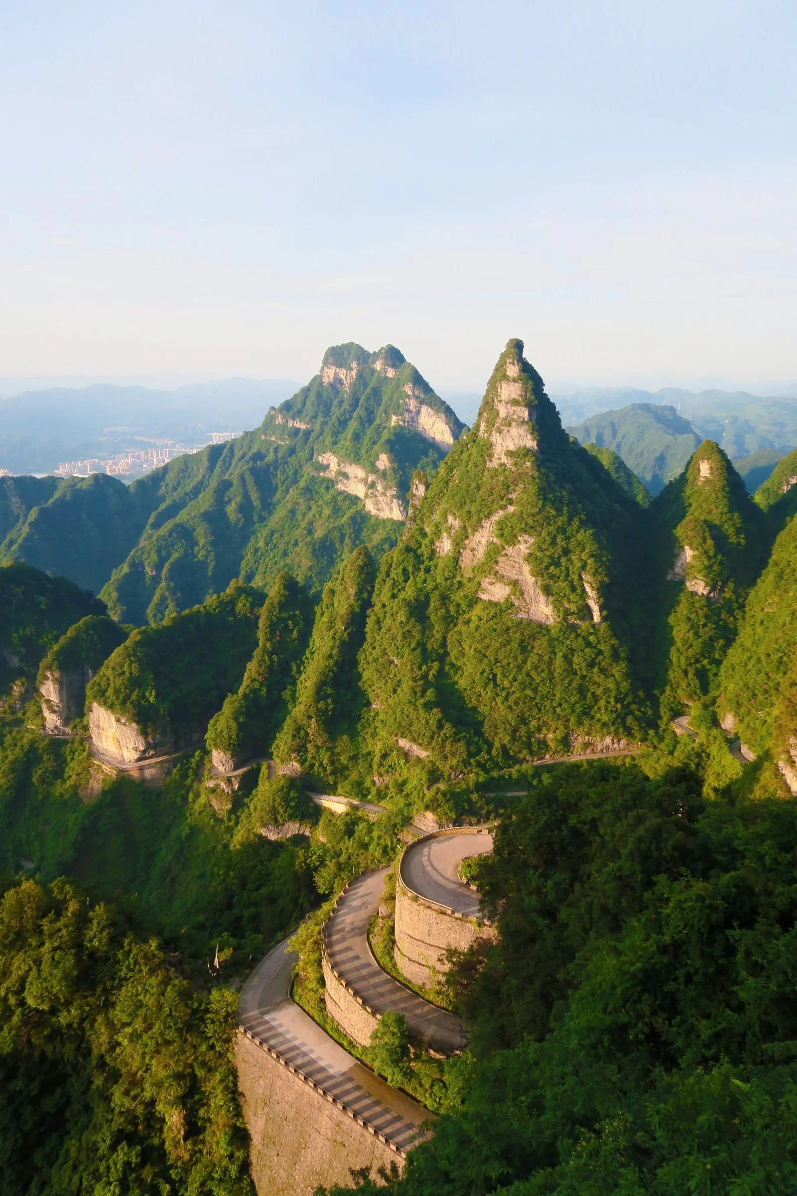张家界天门山航拍